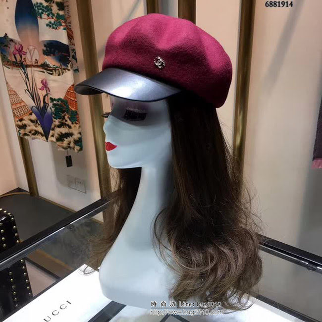 CHANEL香奈兒 2018秋冬南瓜貝蕾帽 6881914 LLWJ5487